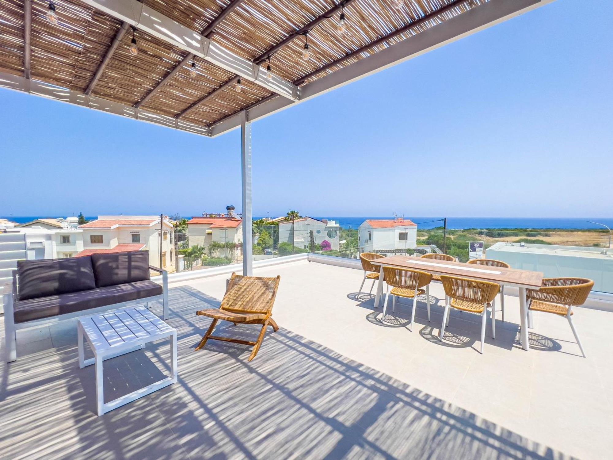 Geo Panoramic Villa +Pool +Game Room +Gym Protaras Exterior photo